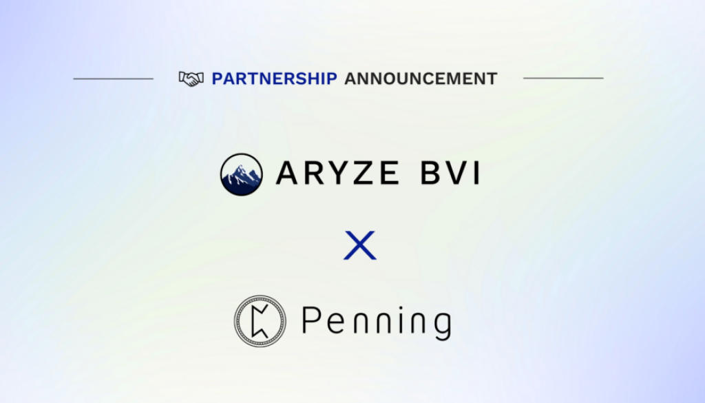 Aryze enters into a strategic partnership with Penning